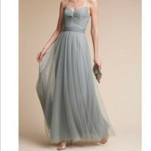 BHLDN Watters French Blue Tinsley Dress - Size 2